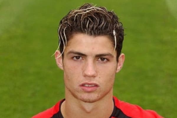 Cristiano Ronaldo hairline 2003–2008 Sporting Man Utd era
