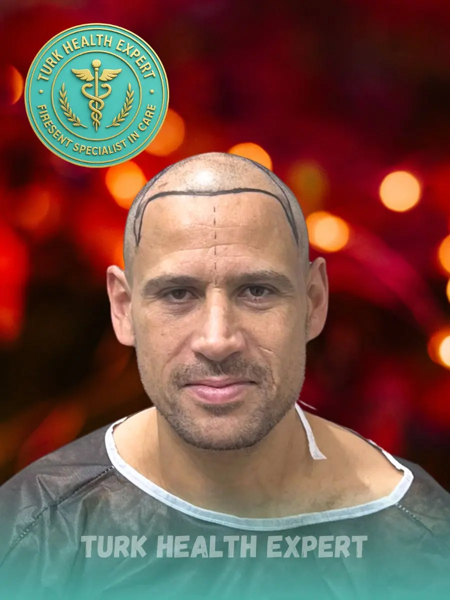 Miguel antes trasplante FUE Turquía — Norwood 5 Bogotá