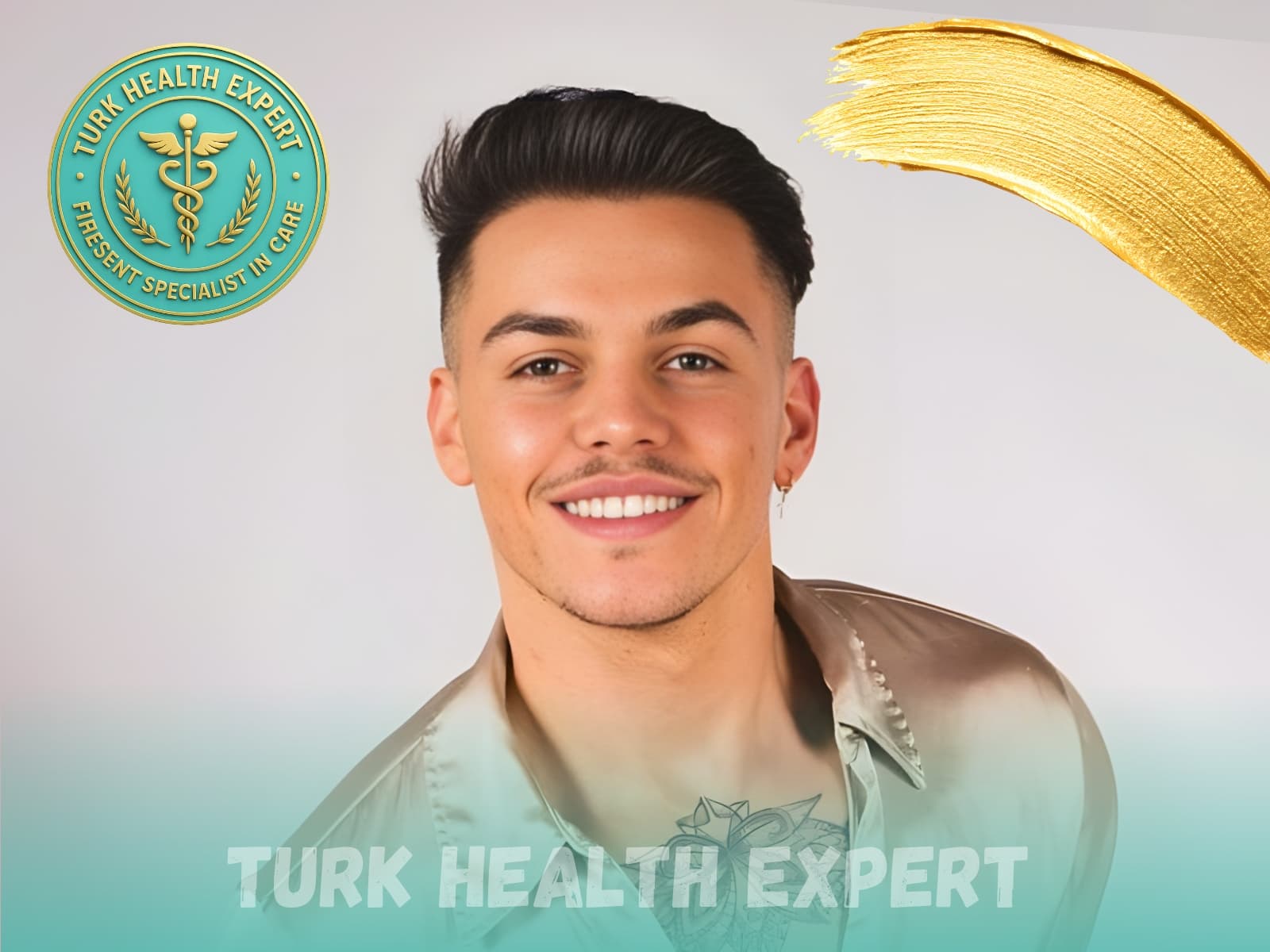 After hair transplant — 14 months, 3,200 grafts DHI, Turk Health Expert Istanbul