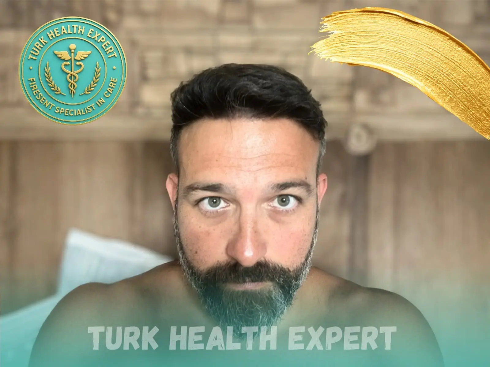 After hair transplant — 14 months, 3,200 grafts DHI, Turk Health Expert Istanbul