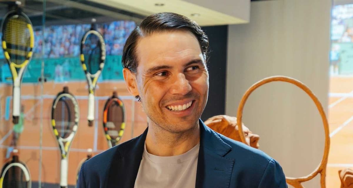 Rafa Nadal después trasplante capilar Monaco Masters 2017 — cabello más denso